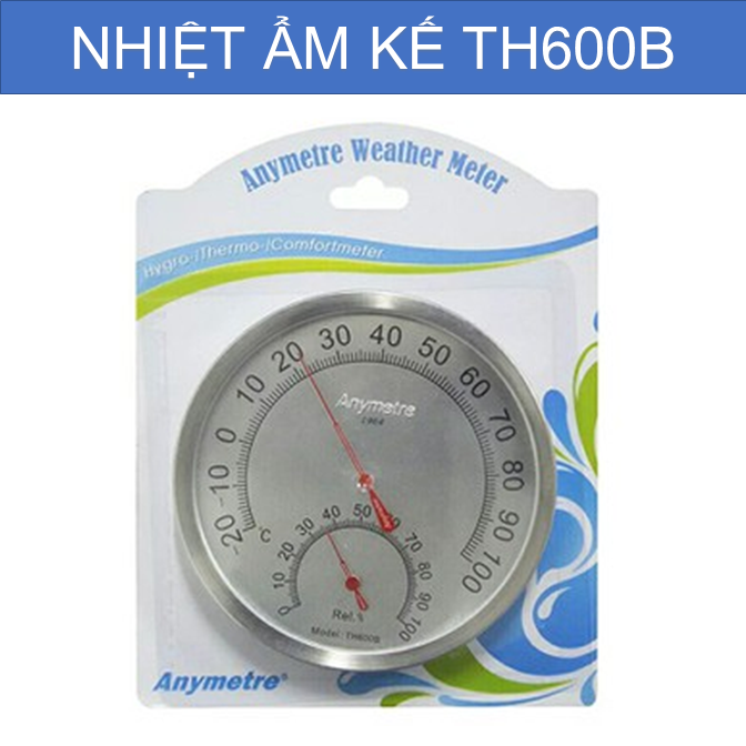 Nhiệt ẩm kế Anymetre TH600B đo nhiệt độ và độ ẩm