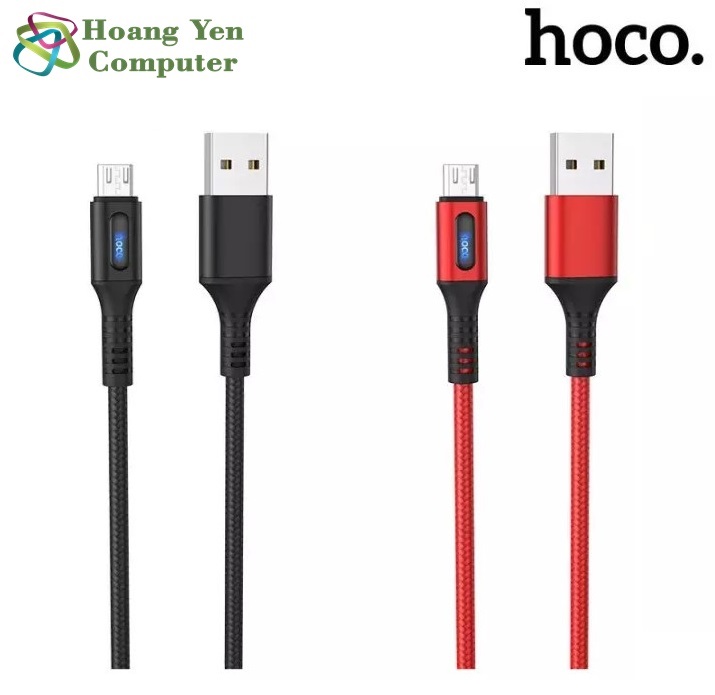 Cáp sạc nhanh micro usb hoco u79 dây dù dài 1.2m - bh 6 tháng 1 đổi 1 - hoàng yến computer