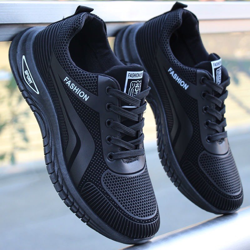 Fashionable Black Sole Sport Men's Sports Shoes (2 Colors)