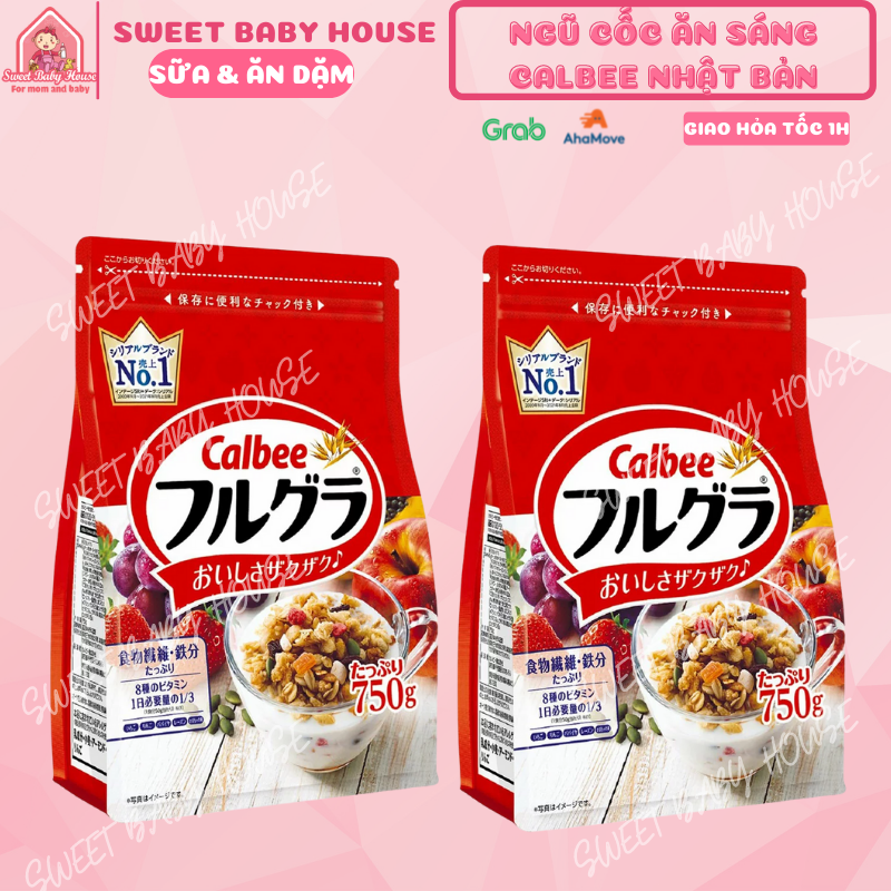 Ngũ cốc callbee nhật bản 750g - ngũ cốc ăn sáng. date 2024 - sweet baby house