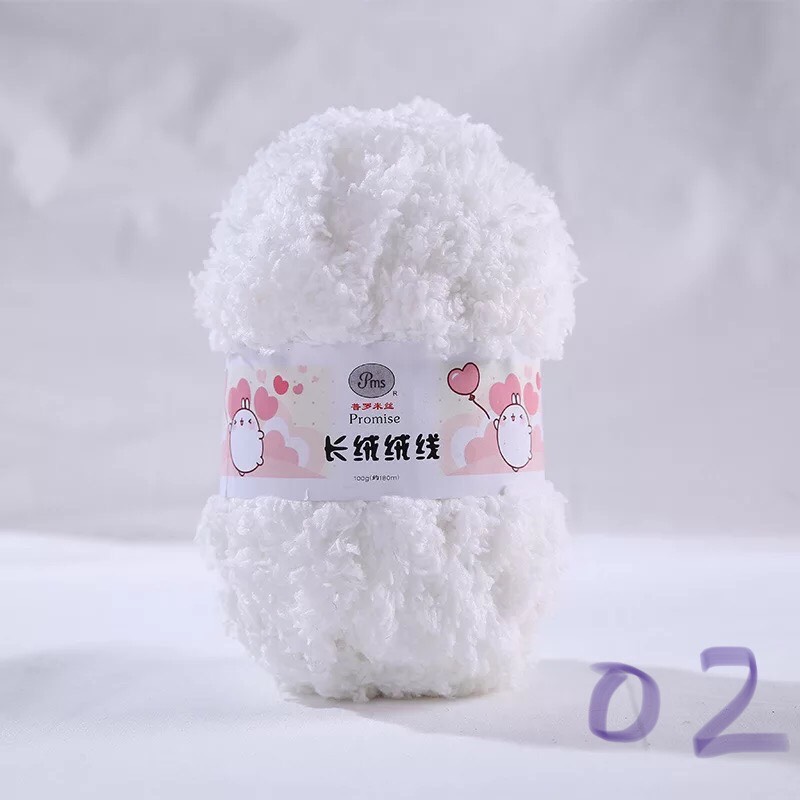 Len bông xù- siêu mềm mịn - bảng màu 1