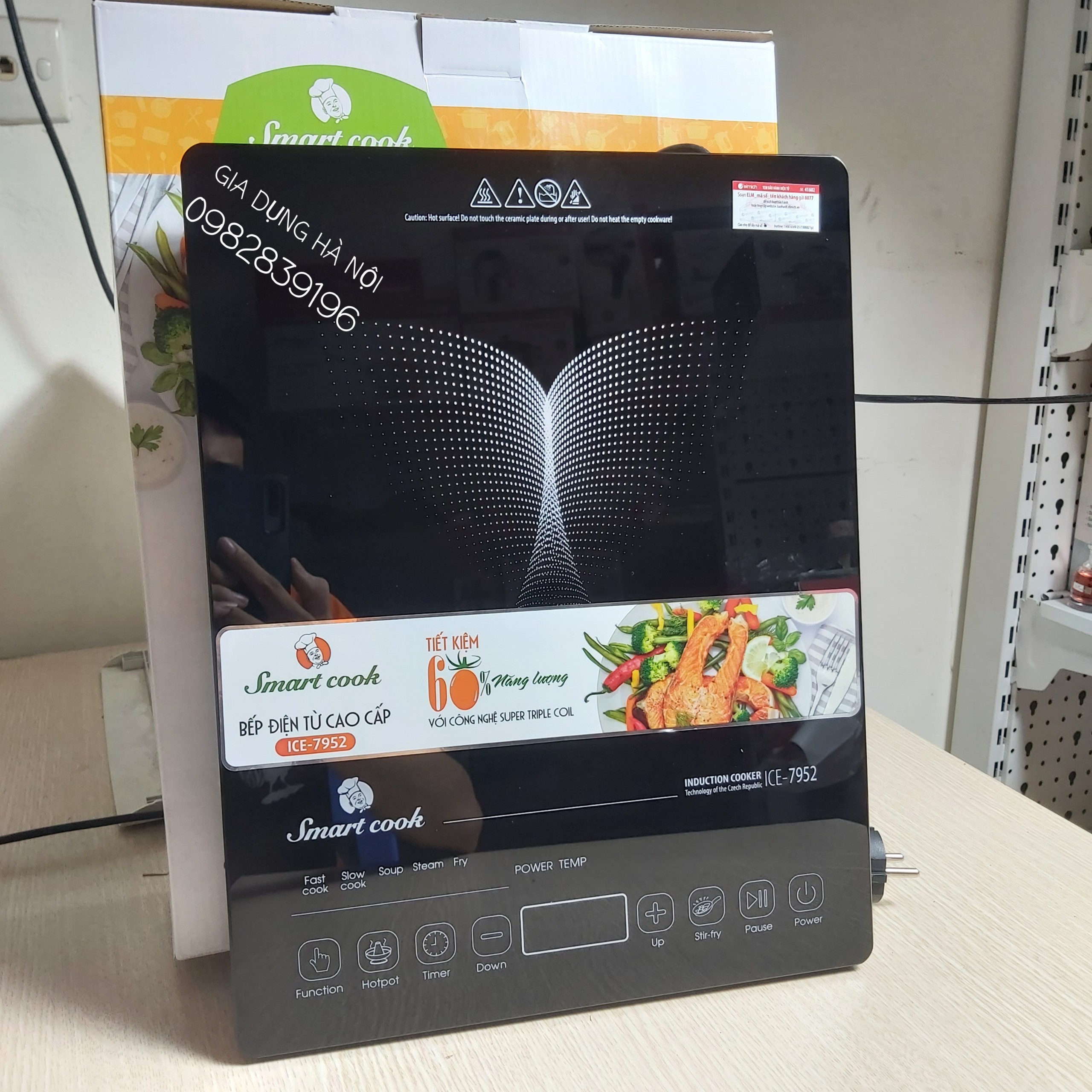 Bếp từ Elmich Smartcook 7952 bảo hành 12 tháng chính hãng