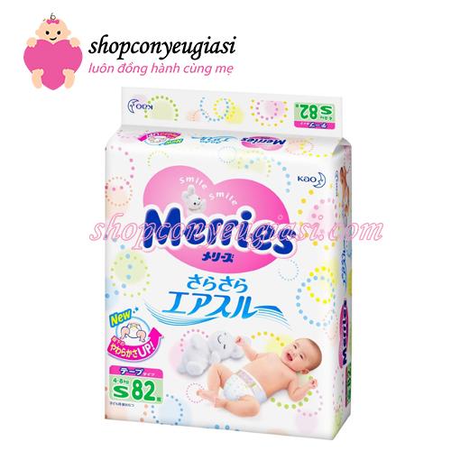 Tã dán merries s82 nhập khẩu