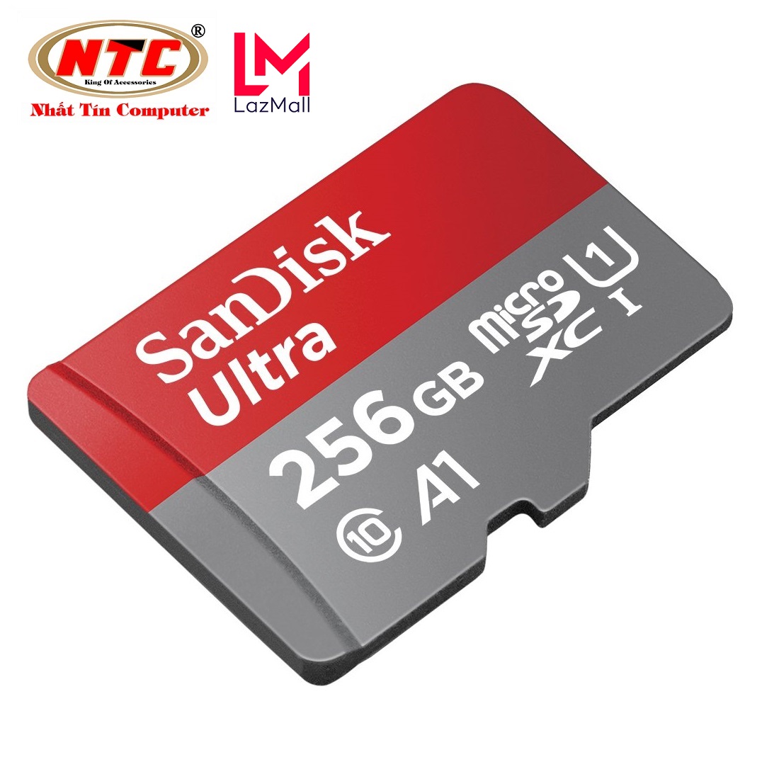 Thẻ nhớ MicroSDXC SanDisk Ultra A1 256GB Class 10 U1 100MB/s box Anh - No Adapter (Đỏ) - Nhat Tin Authorised Store