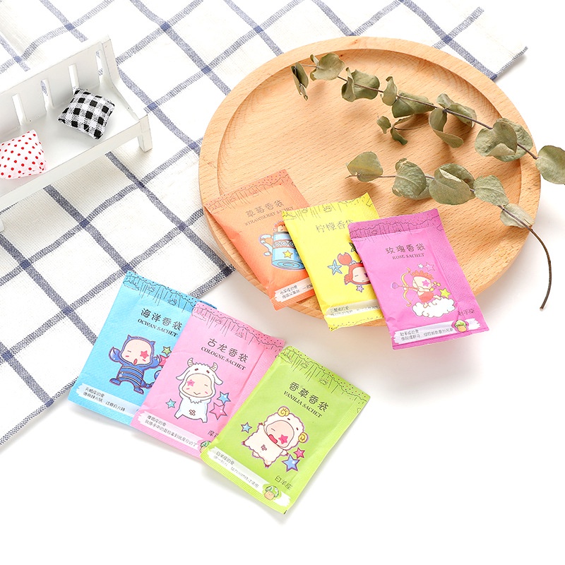[ set 6] Túi Thơm Mini 12 Cung Hoàng Đạo/ Chống Ẩm Nấm Mốc Tủ Quần Áo, Giày Dép K09