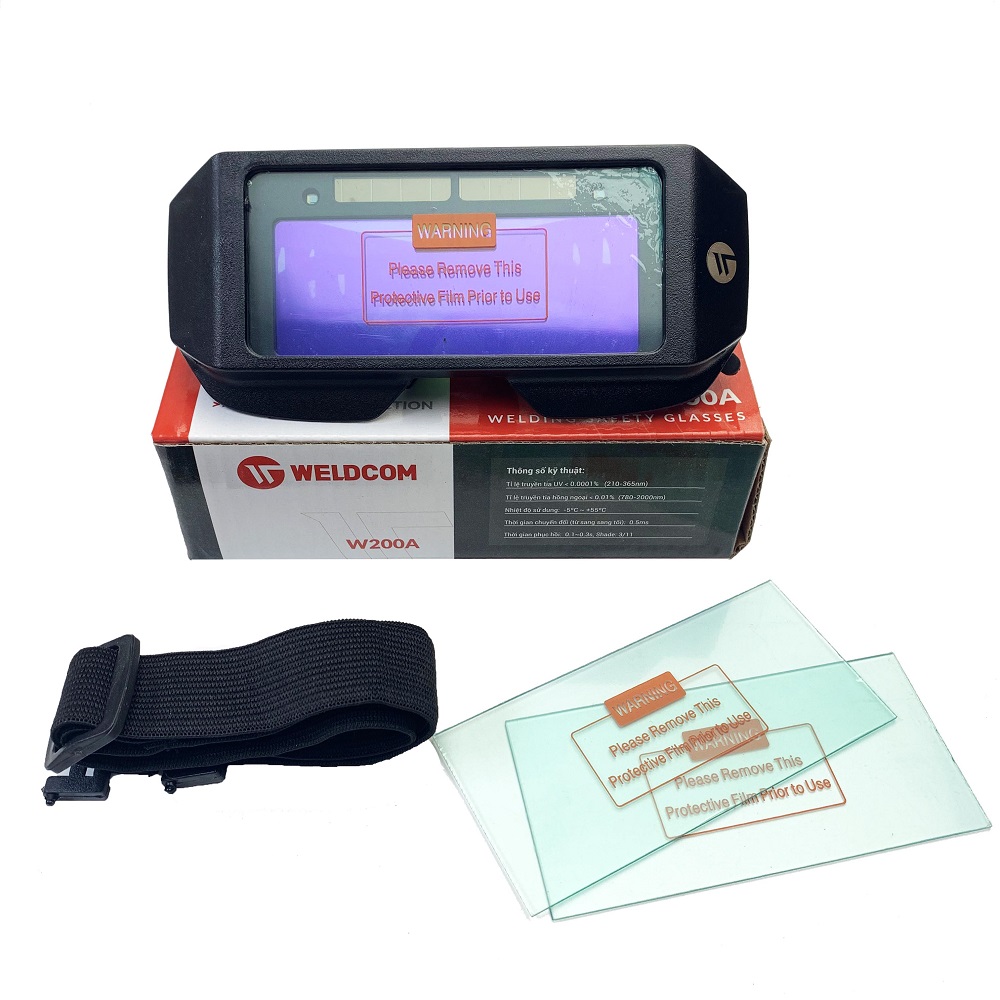 Kính hàn điện tử - Phụ kiện hàn chính hãng Weldcom bảo hành 6 tháng