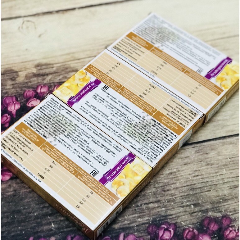 Tinh dầu thông đỏ real caps cedar oil 60 viên của nga