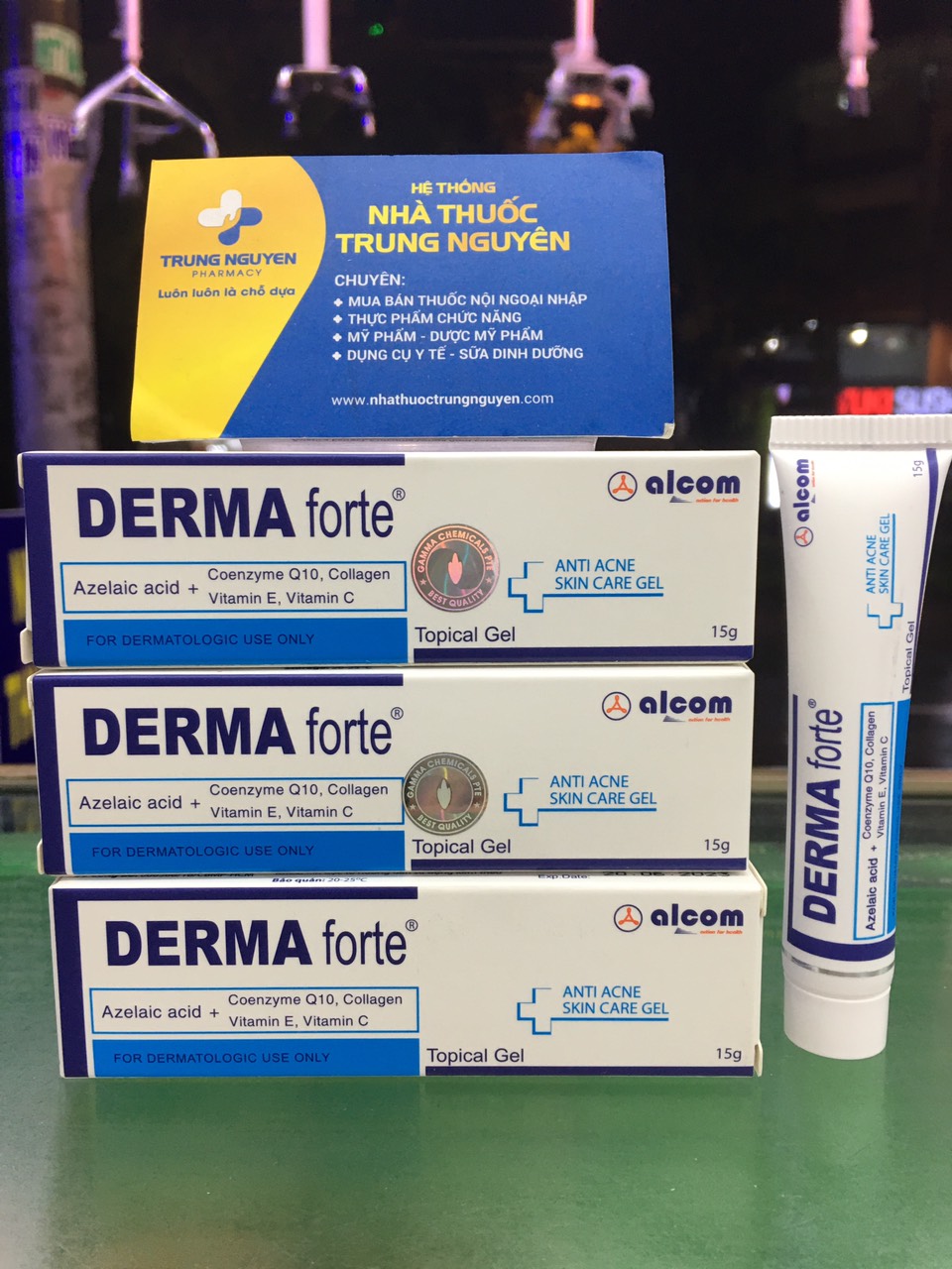 [HCM]Kem mụn Derma Forte 15g chất lượng đảm bảo an toàn đến sức khỏe người sử dụng cam kết hàng đúng mô tả