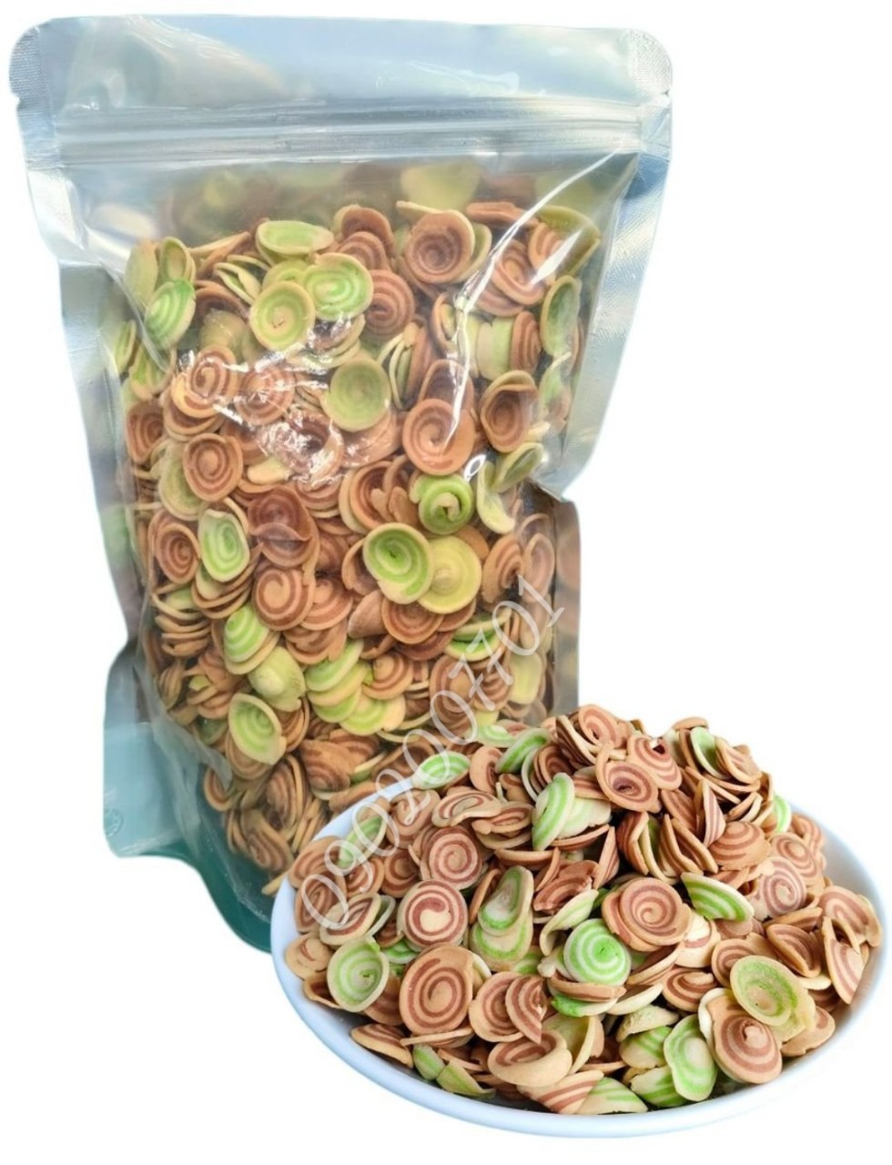 200G BÁNH TAI HEO NHÍ MIX TRUYỀN THỐNG VÀ TRÀ XANH