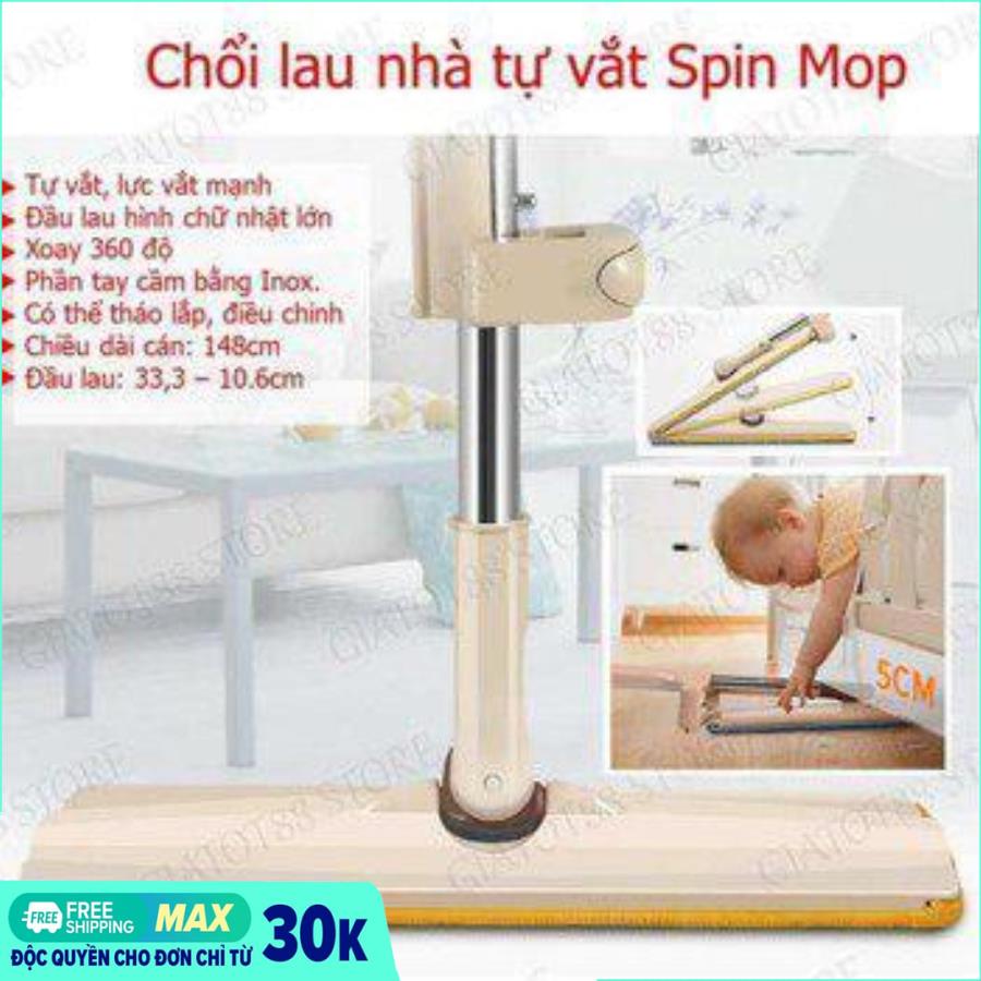 Cây lau nhà tự vắt thông minh thế hệ mới xoay 360