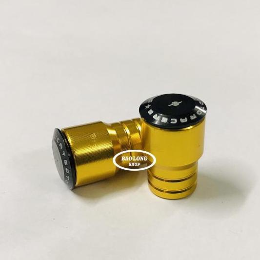 Ốc Chụp Van Vòi CNC gắn các loại Xe Máy (màu Vàng)