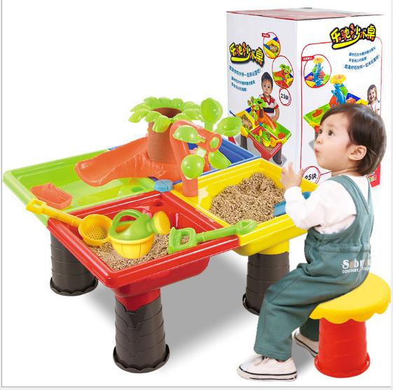 Bàn Chơi Nước Cát Vuông Tròn đồ chơi xúc cát