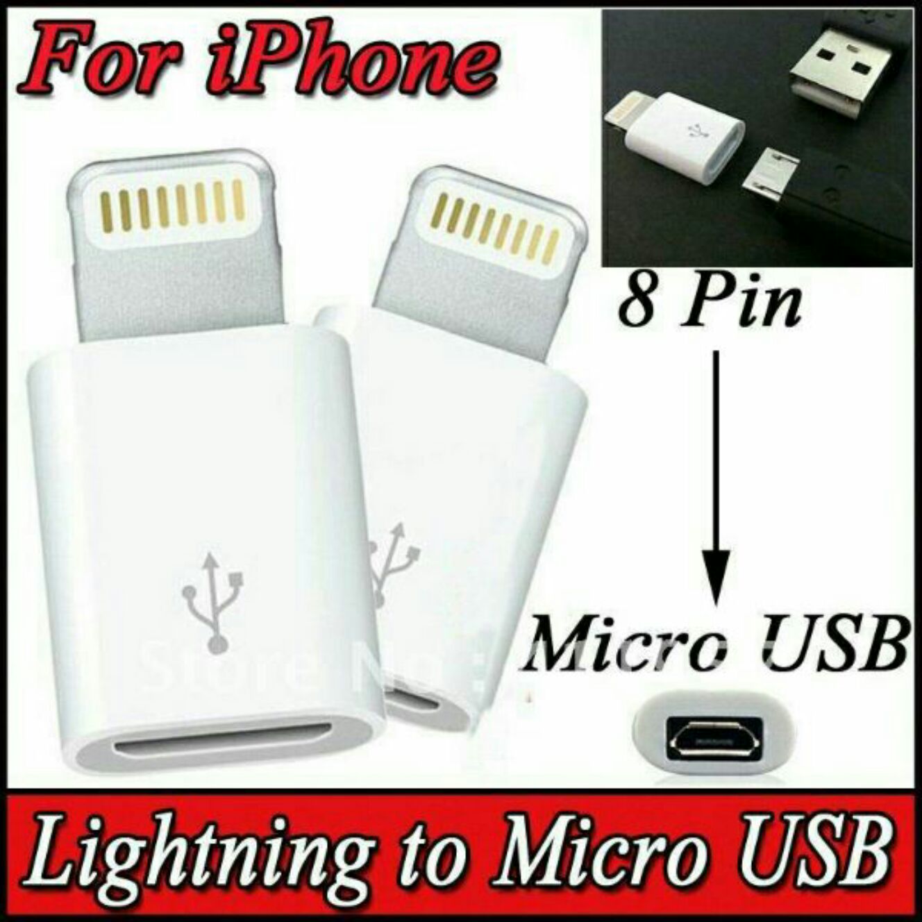 Đầu chuyển từ chuẩn micro usb sang chuẩn Lighting