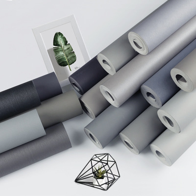 5 mét giấy dán tường một màu mặt nhám có keo sẵn khổ rộng 45cm giấy dán tường màu xám nhám giấy dán tường màu nâu nhám giấy dán tường màu đen nhám giấy decal dán tường một màu mặt nhám - Lala Mart