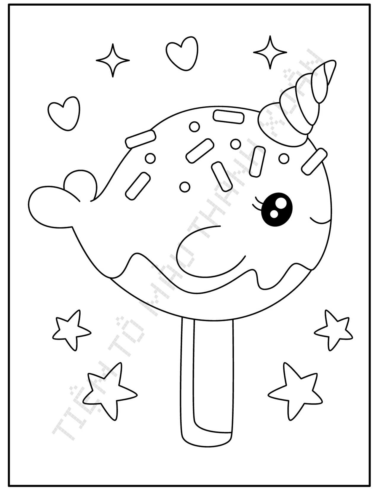 Những bức tranh tô màu unicorn cute cực dễ thương dành cho bé tập tô Update  11/2023 - Tin Tức Giáo Dục Học Tập Tiny
