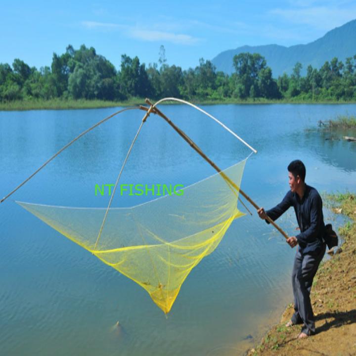 Vó bắt cá, vỏ mắt dày bắt tôm tép kích thước 200cm x 200cm