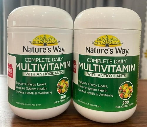 Vitamin Tổng Hợp Và Tảo Xoắn Nature s Way Multivitamin Spirulina Tăng