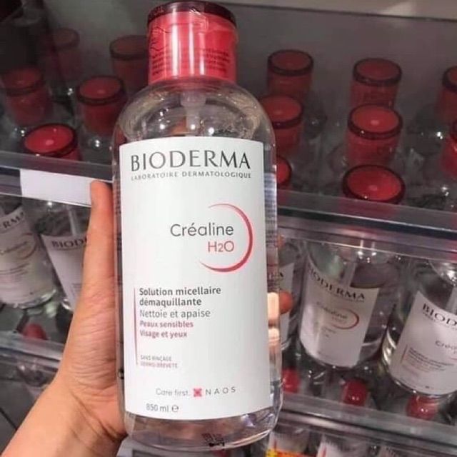 Nước tẩy trang Bioderma Crealine H2O Solution Micellaire 850ml đảm bảo cung cấp các sản phẩm đang được săn đón trên thị trường hiện nay