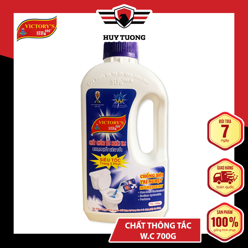Chất thông tắc cầu W.C chống hôi Siêu tốc 5 phút 700g Sifa - BetterLife