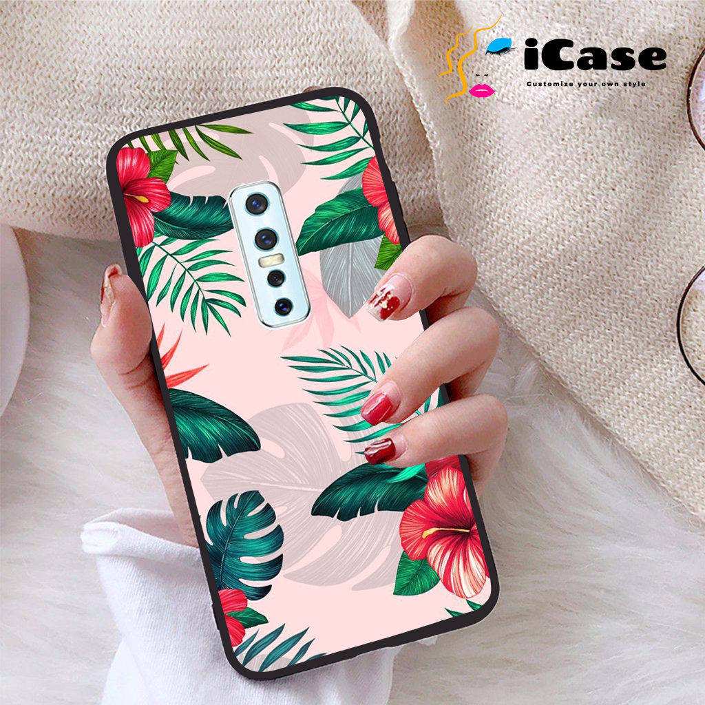Ốp lưng vivo v17 pro viền dẻo tpu bst hoa