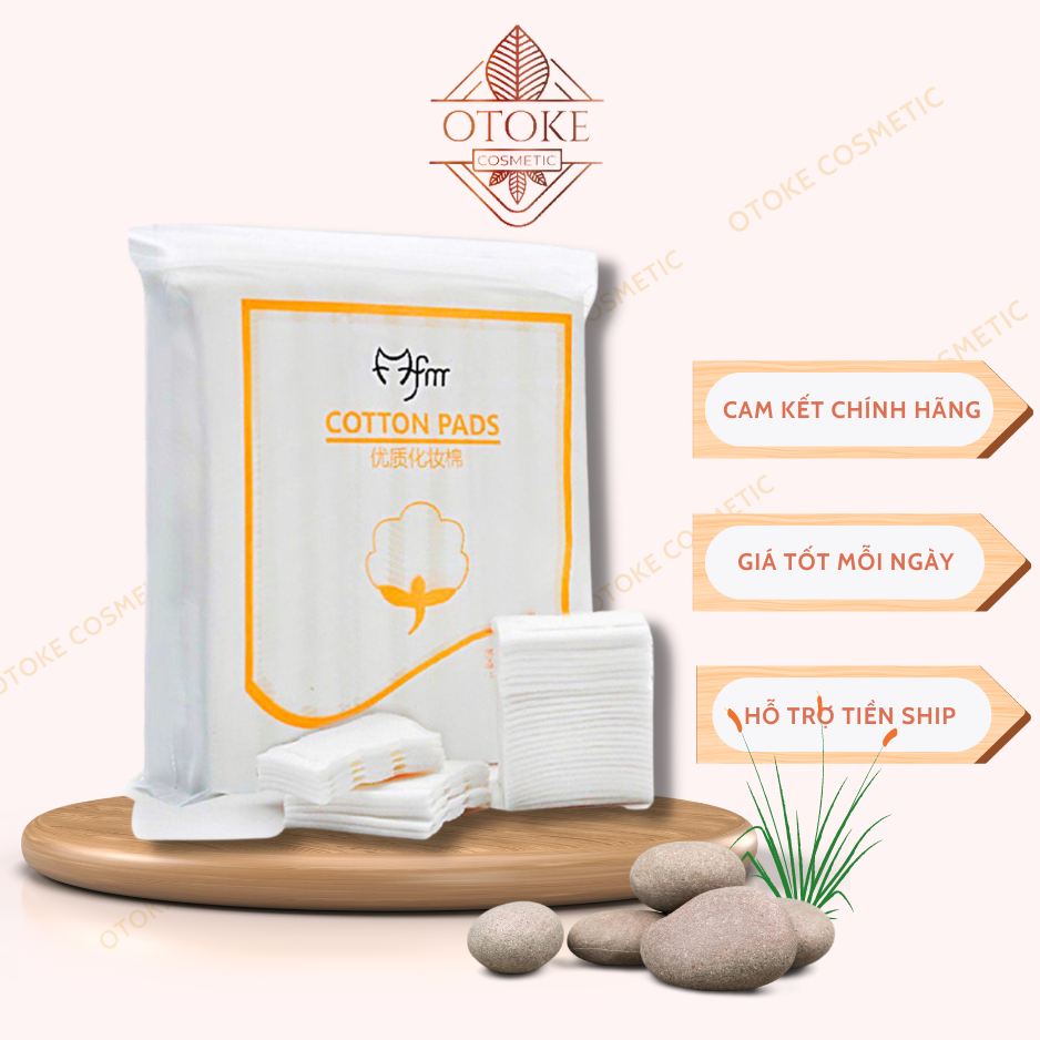 Bông tẩy trang 3 lớp Cotton Pads [Túi 222 miếng]
