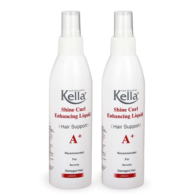 [HCM]Xịt dưỡng cho tóc uốn xoăn Kella Shine Curl 200ml