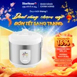 Nồi Cơm Điện Nắp Gài BlueStone RCB-5517 1.2 Lít 500W