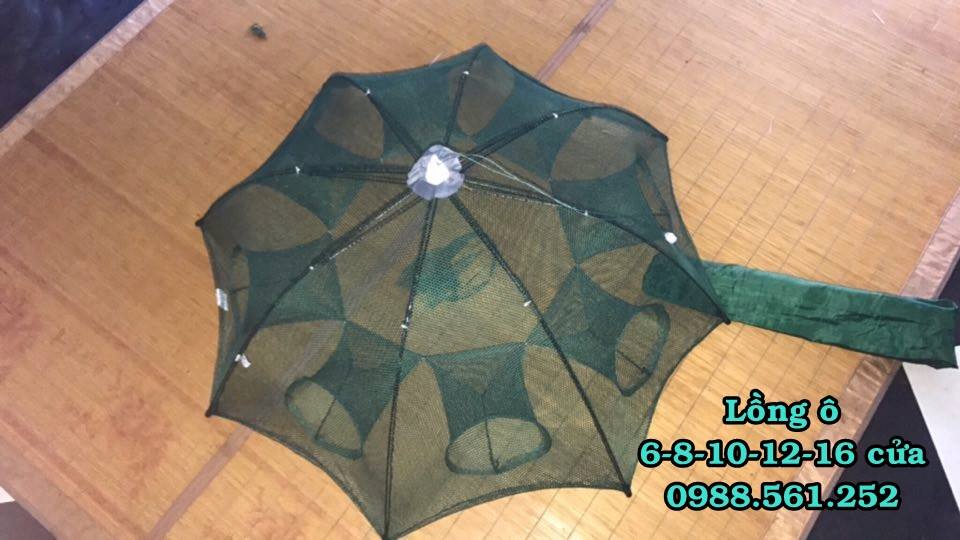 Lồng ô bắt cá - lồng bát quái bắt tôm cua cá ốc thông minh, lồng bẫy cá - lồng lỗ, dớn, lú, rập