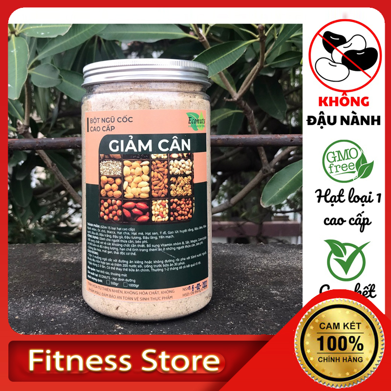 Bột ngũ cốc giảm cân tăng cơ thực vật bột dinh dưỡng ăn sáng 15 loại hạt 100% hữu cơ giảm mỡ ăn kiêng tập gym không béo