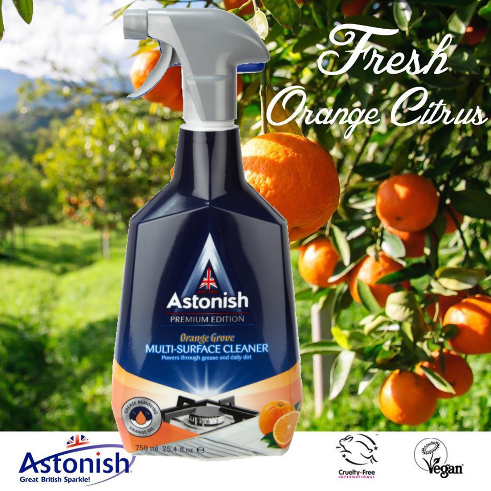 Bình xịt vệ sinh bếp hương cam Astonish C6790-750ml