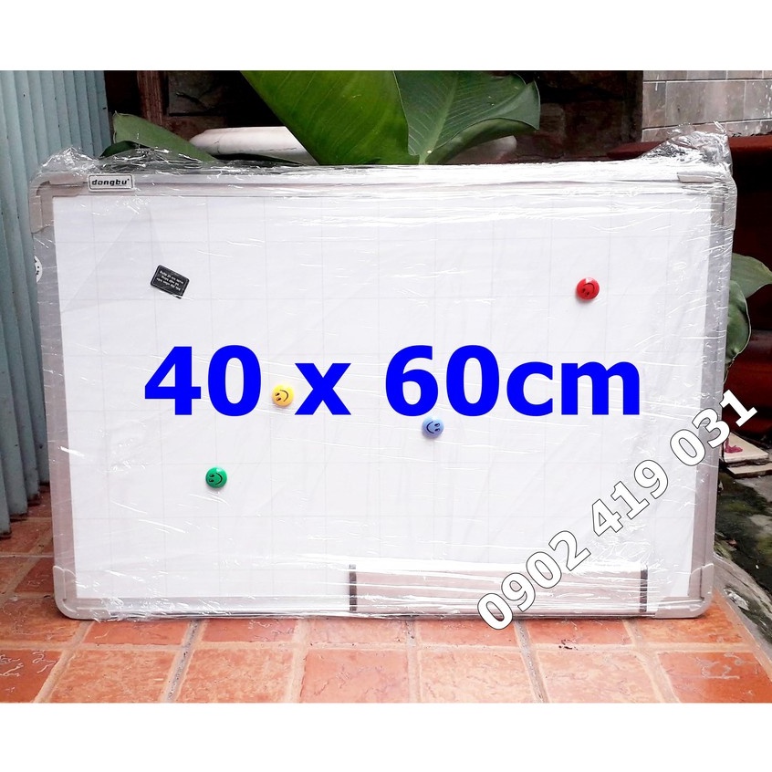 Bảng viết cho bé, bảng từ hít nam châm Size 40x60cm - Tặng nam châm