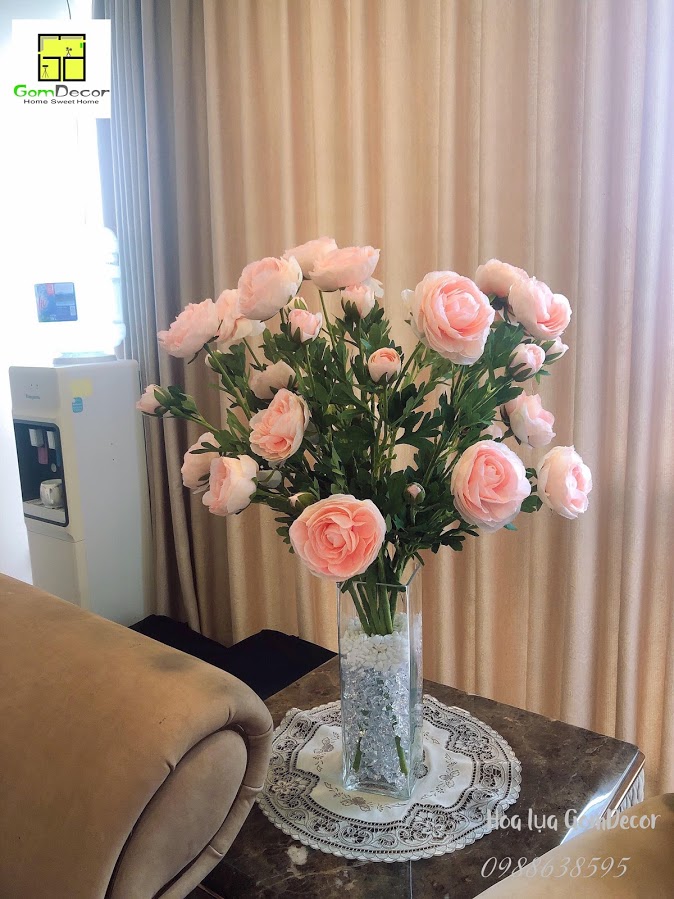 Hoa mao lương giả hoa lụa đẹp trang trí cao cấp