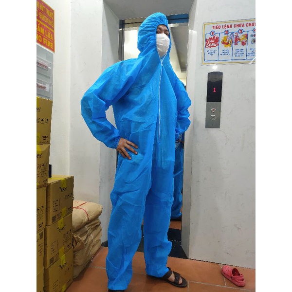Quần áo bảo hộ y tế phòng chống dịch bệnh 4 món - quần áo phòng dịch chất lượng cao