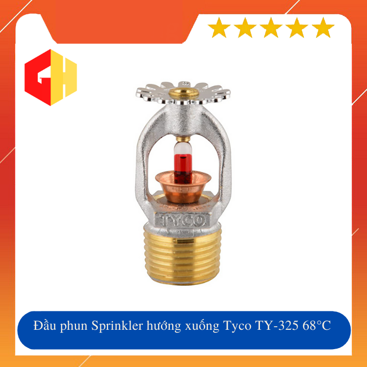 Đầu phun Sprinkler Tyco , đầu phun nươc chữa cháy có tem kiểm định