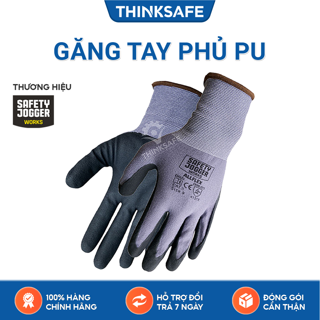 Găng bảo hộ đa năng Jogger Allflex co giãn linh hoạt găng tay thao tác cơ khí chính xác, thật tay chuyên dụng cho kỹ thuật - Thinksafe