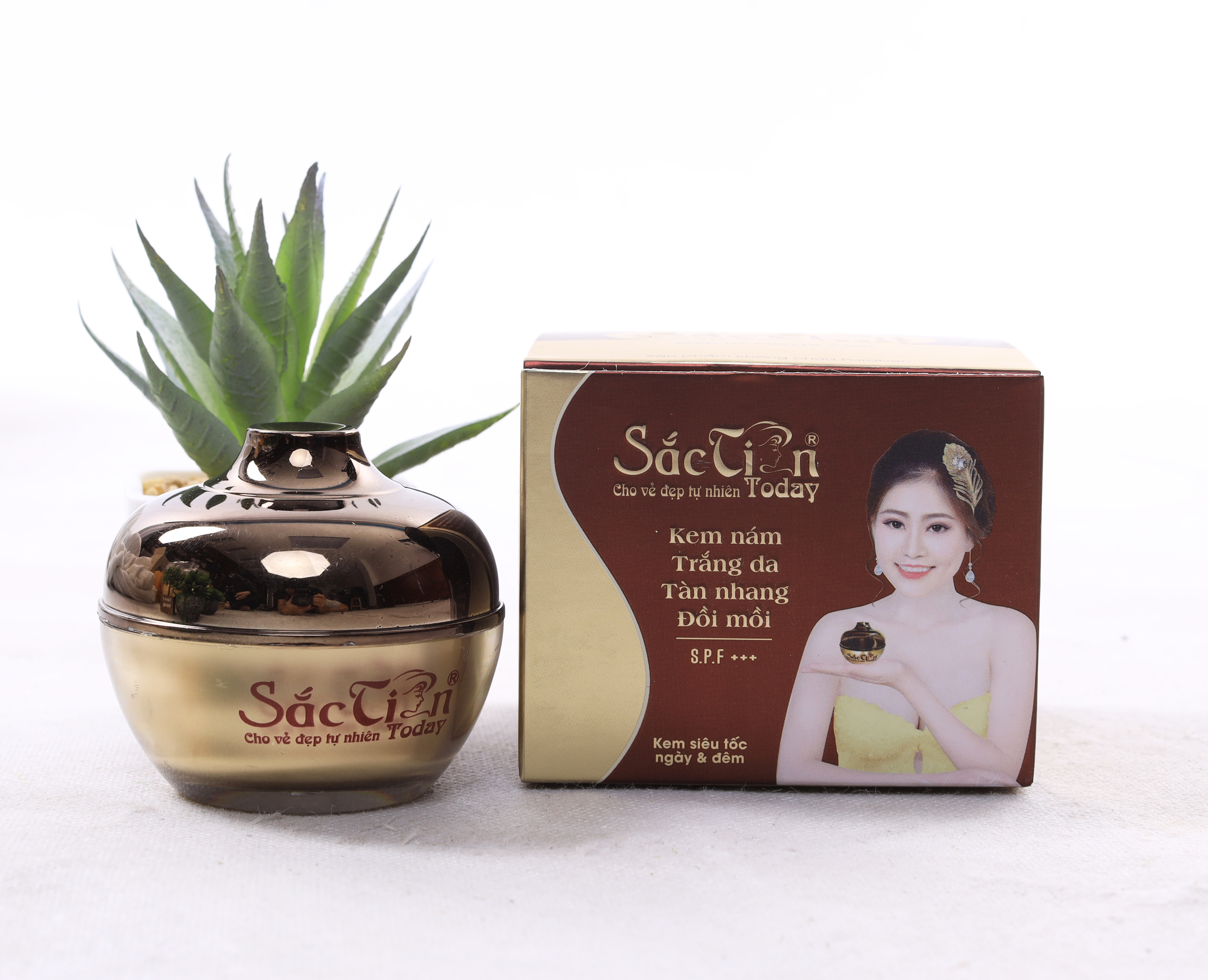Kem Nám Trắng Da Tàn Nhang Đồi Mồi 18g (nâu) Sắc Tiên Today