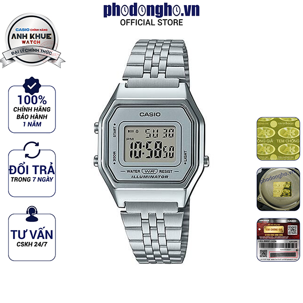 Đồng hồ nữ Casio Anh Khuê LA680WA-7DF