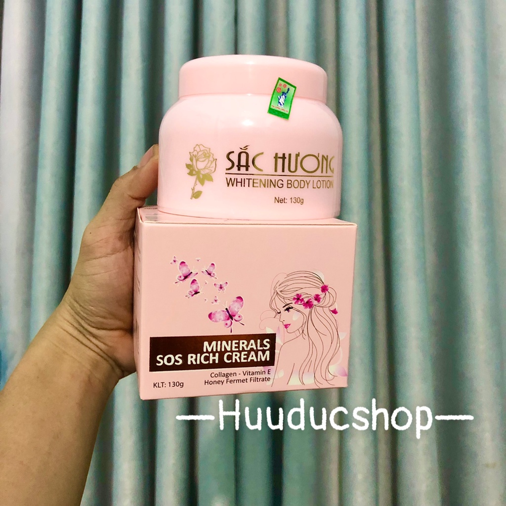 Kem Dưỡng Trắng Da Toàn Thân Body Sắc Hương Chống Nắng