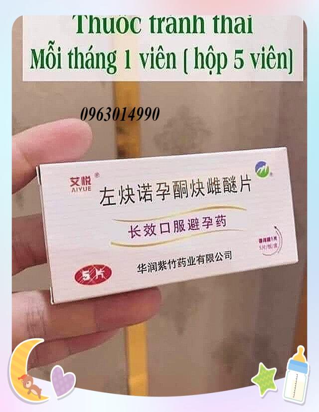 Viên Uống Tranh Thai 1 Tháng Dùng 1 viên