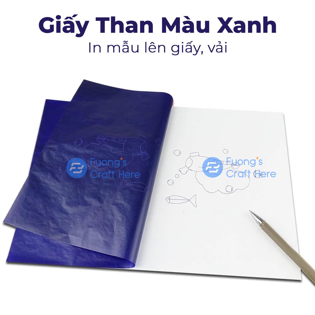 Giấy Than In Mẫu Lên Vải Thêu Không Phai Ra Vải