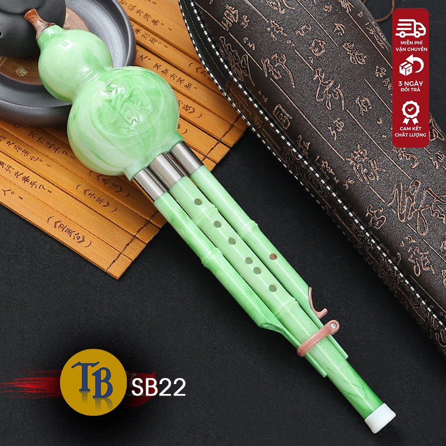 Sáo bầu ngọc tone G F cao cấp một thanh bè - Chưa gồm hộp đựng - SB22 Sáo trúc Thanh Tùng