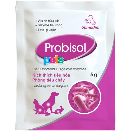 Set men tiêu hóa cho chó mèo Vemedim Probisol Pets