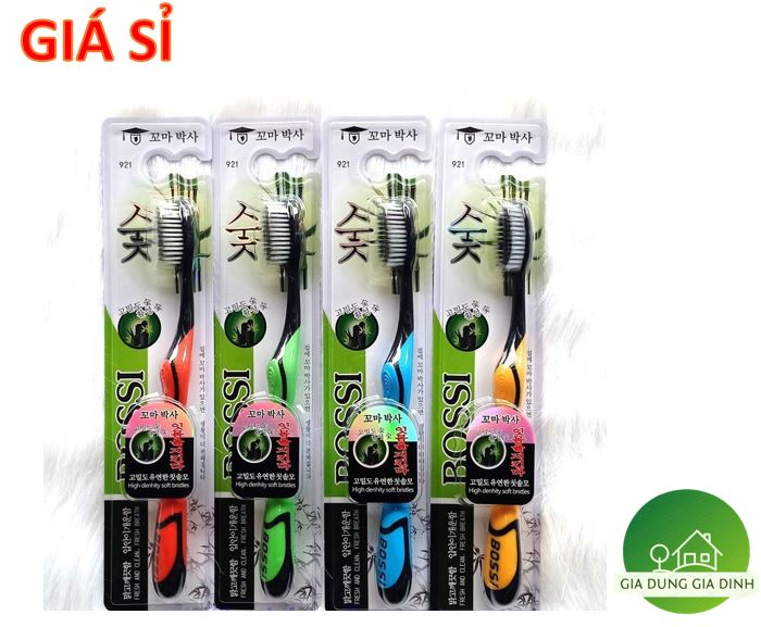 Bàn chải bossi than tre - bàn chải than tre hoạt tính