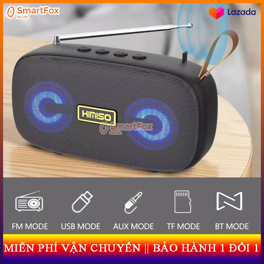 Loa bluetooth kimiso kms 305 smart fox loa mini loa cầm tay loa siêu bass loa đài fm