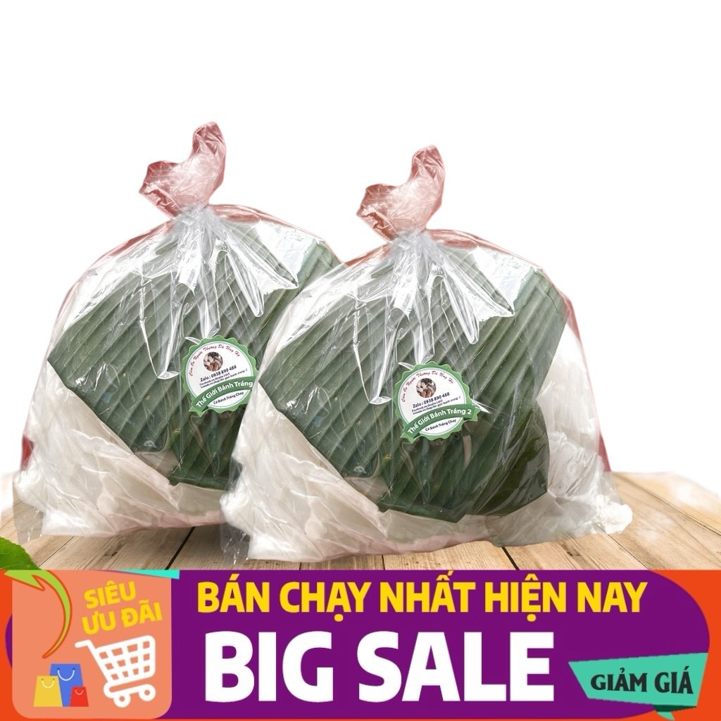 1kg bánh tráng rìa phơi sương Tây Ninh mềm dẻo!(2 BỊCH) TẶNG KÈM BỊCH MUỐI NHUYỄN NHỎ