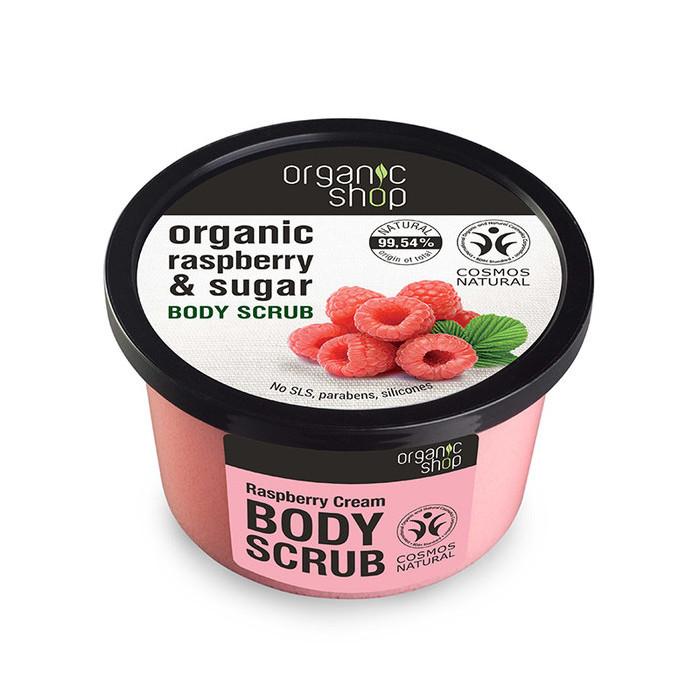 Tẩy Tế Bào Chết Toàn Thân Organic Shop Organic Raspberry & Sugar Body Scrub 250ml
