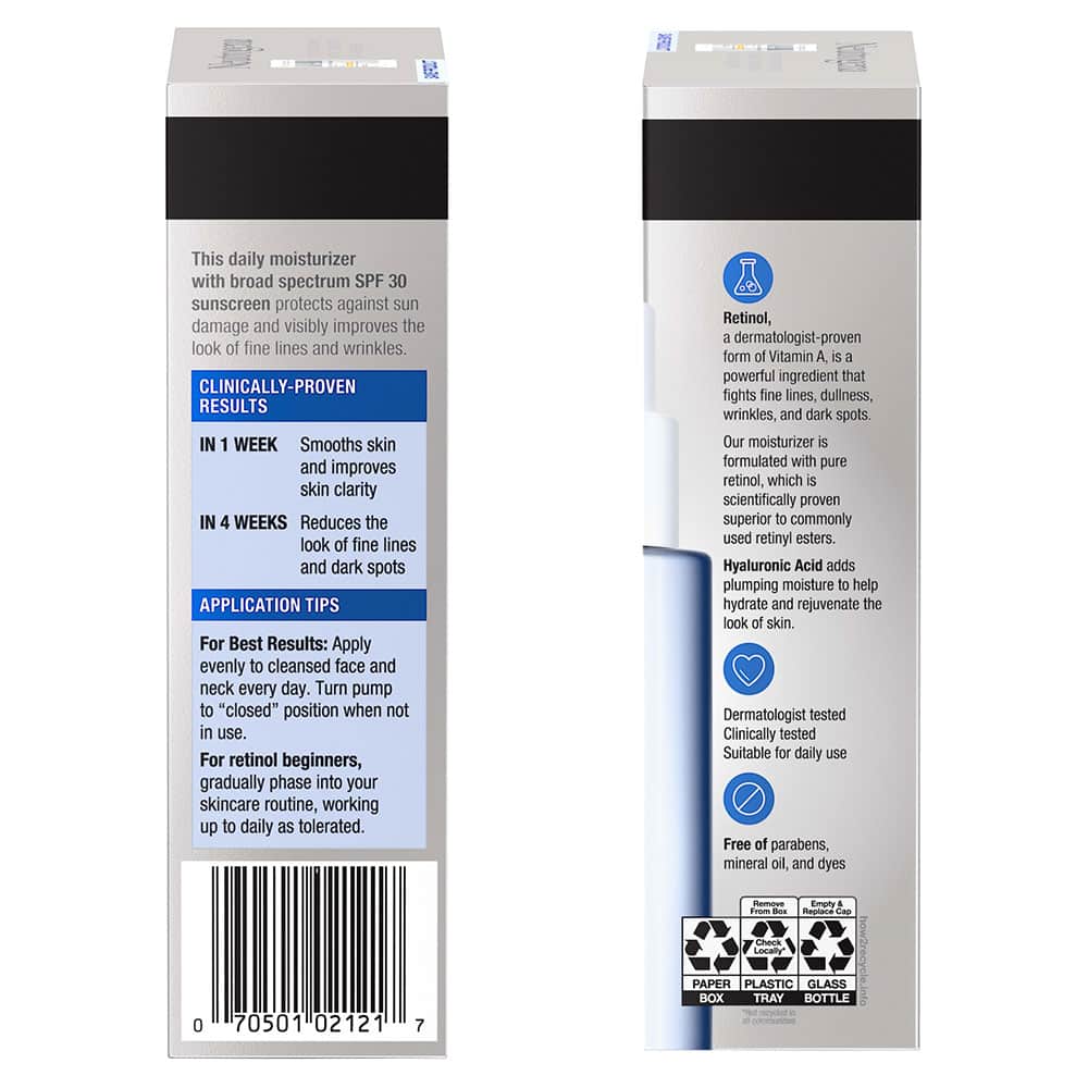 Kem dưỡng ẩm, chống nhăn ban ngày Neutrogena Rapid Wrinkle Repair Retinol Moisturizer SPF30 29ml