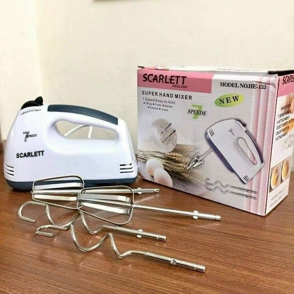 Máy đánh trứng cầm tay 7 tốc độ scalett cao cấp