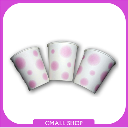 Combo 500 ly giấy (Cốc Giấy) Hàn Quốc 7OZ 250ML - Nhiều Màu