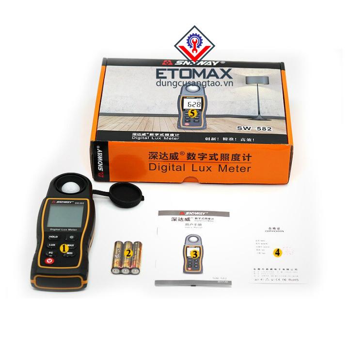 Máy đo cường độ ánh sáng sw-582
